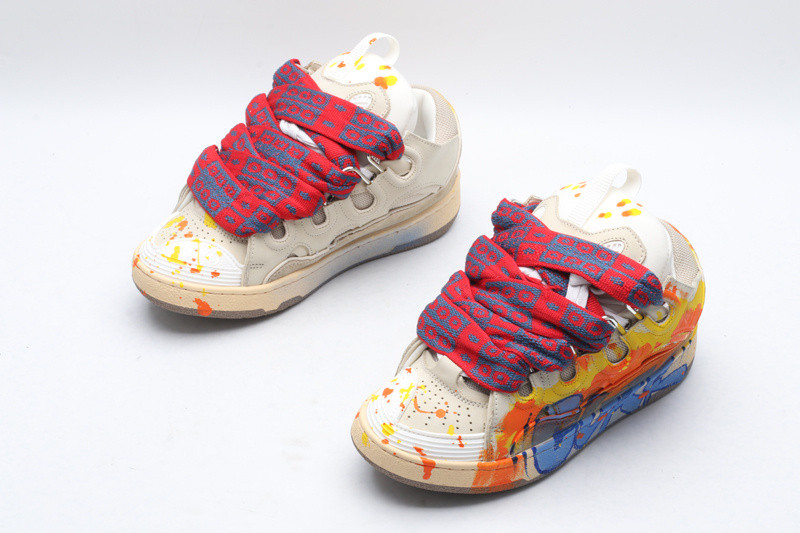 lanvin curb sneaker