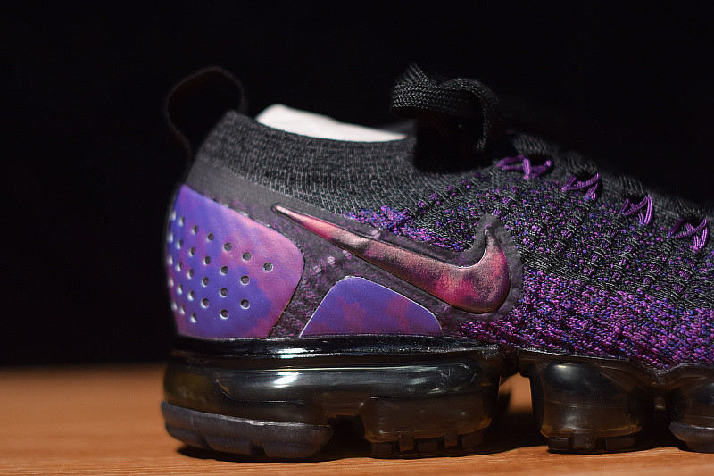 nike air vapormax flyknit 2.0 black purple 942843-013