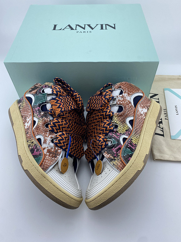 lanvin curb sneaker