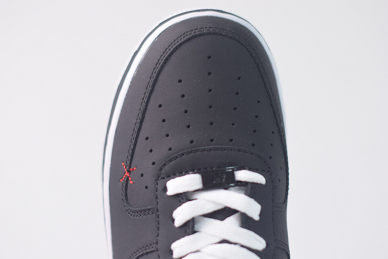 nike air force 1 low crimson exposed stitching cu6646-001