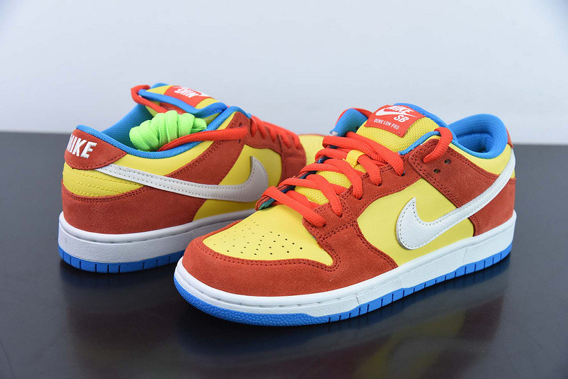 nike sb dunk low pro bart simpson bq6817-602