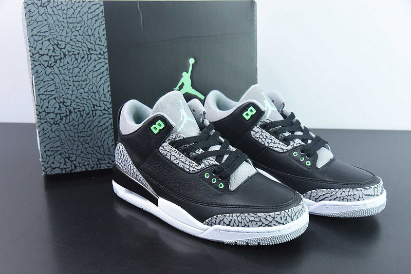 air jordan 3 "green glow" ct8532-031