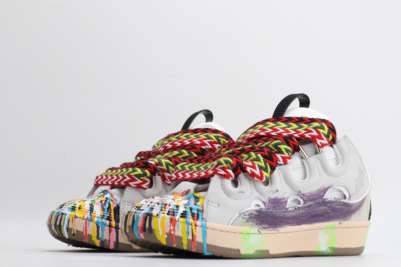 lanvin curb sneaker
