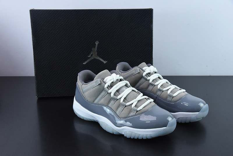 air jordan 11 retro low "cool grey" 528895-003