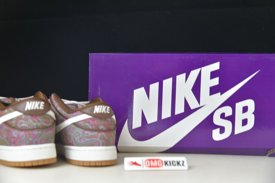 nike sb dunk low pro paisley brown dh7534-200