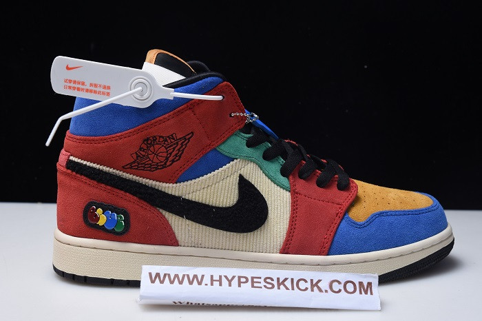 air jordan 1 mid se fearless blue the great cu2805-100