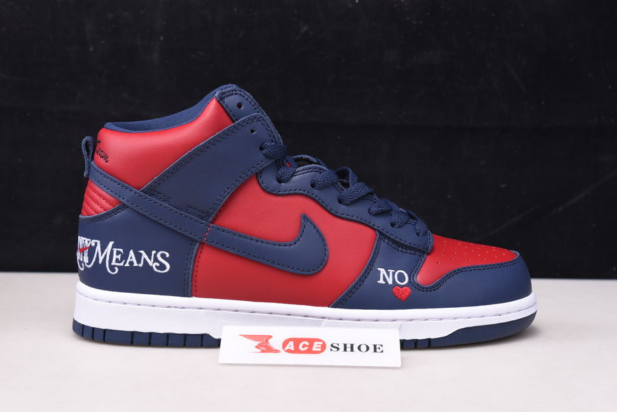 nike dunk high spme by any means navy dn3741-600