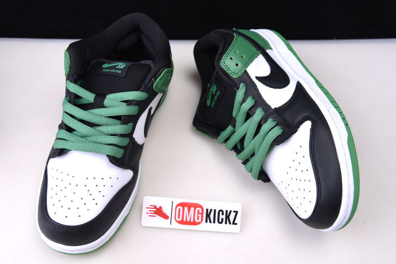 nike sb dunk low “classic green” bq6817-302