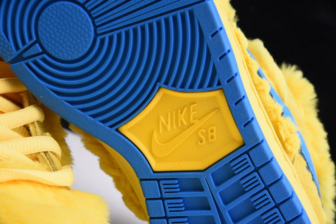 grateful dead x nike sb dunk low “yellow bear” cj5378-700