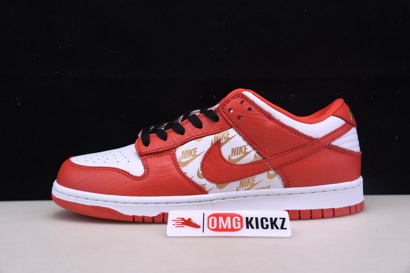 nike sb dunk low S*p*e x nike red dh3228-161